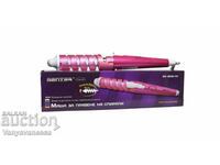 Curling iron hair press