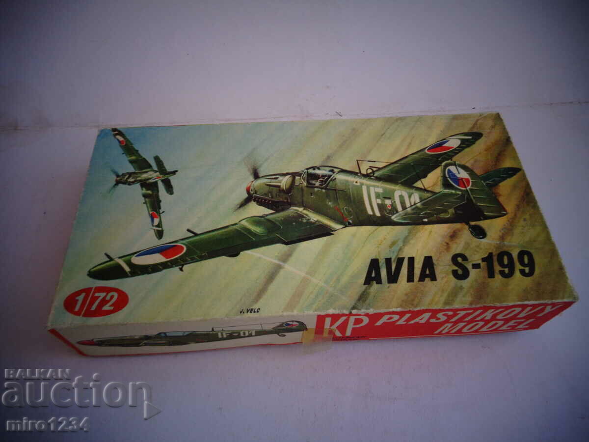 BZC 1/72 AVIA S 199 PLANE ASSEMBLY MODEL TOY