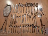 Old utensils, forks, spoons, etc