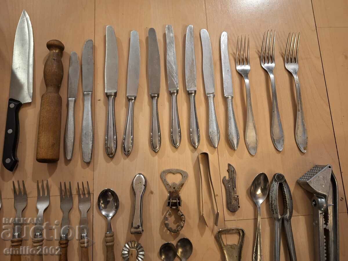 Old utensils, forks, spoons, etc - 5 Old utensils, forks, spoons, etc - 5