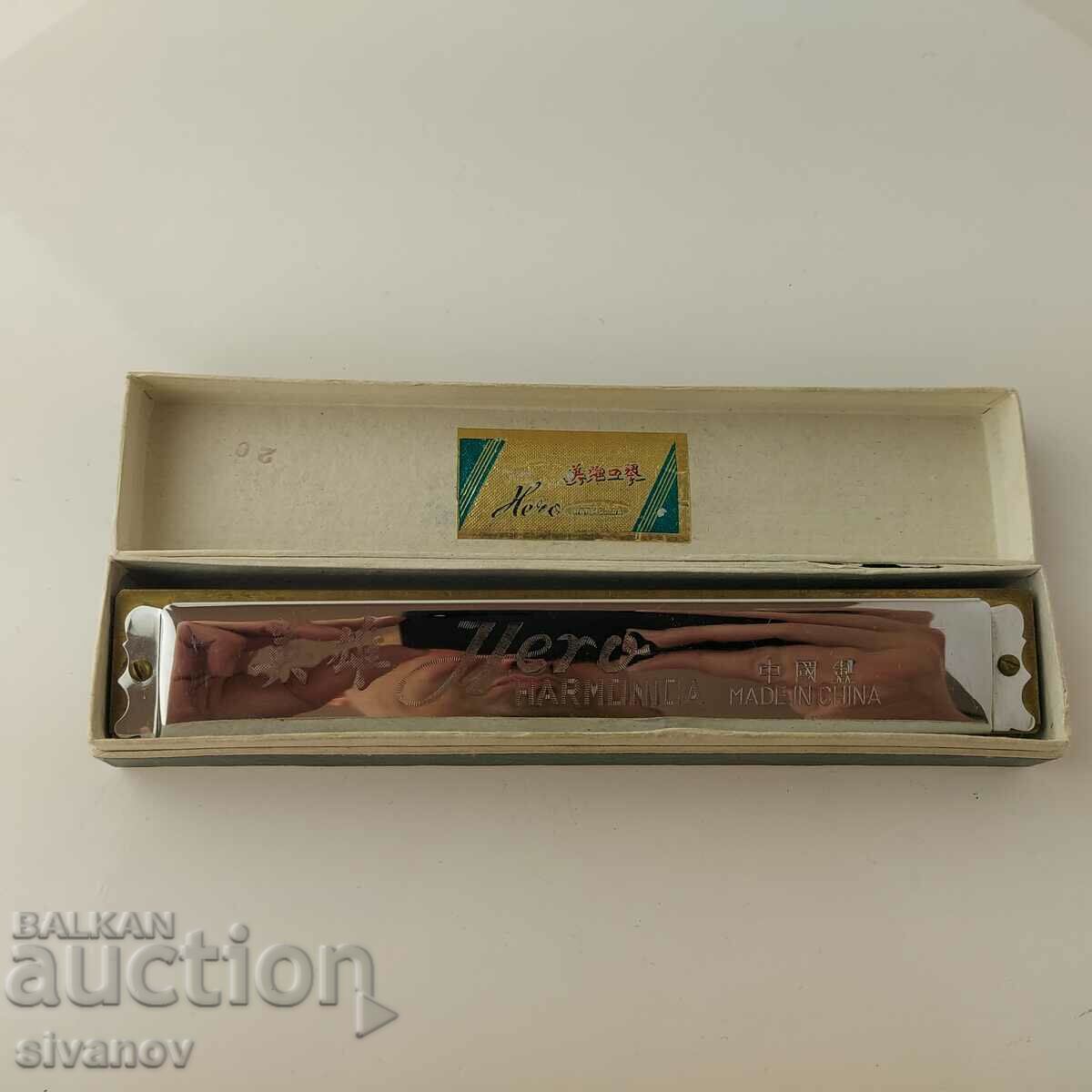 Old Accordion Hero M1001 48 Hole Wood Frame China#5671 with price 19.99 BGN | € 10.22