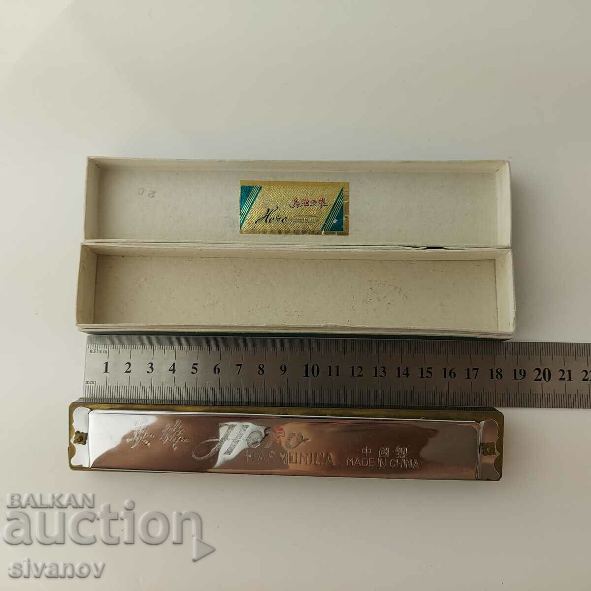 Old Accordion Hero M1001 48 Hole Wood Frame China#5671 - 5