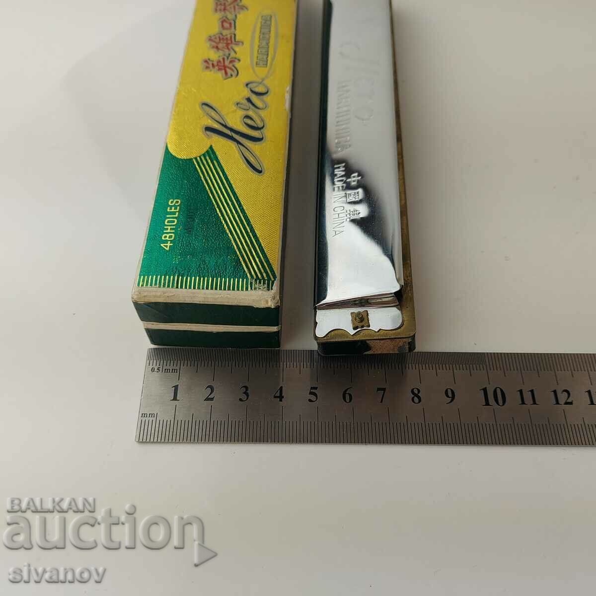 Old Accordion Hero M1001 48 Hole Wood Frame China#5671 - 6