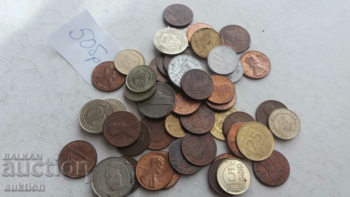 50 FOREIGN COINS - 5 50 FOREIGN COINS - 5