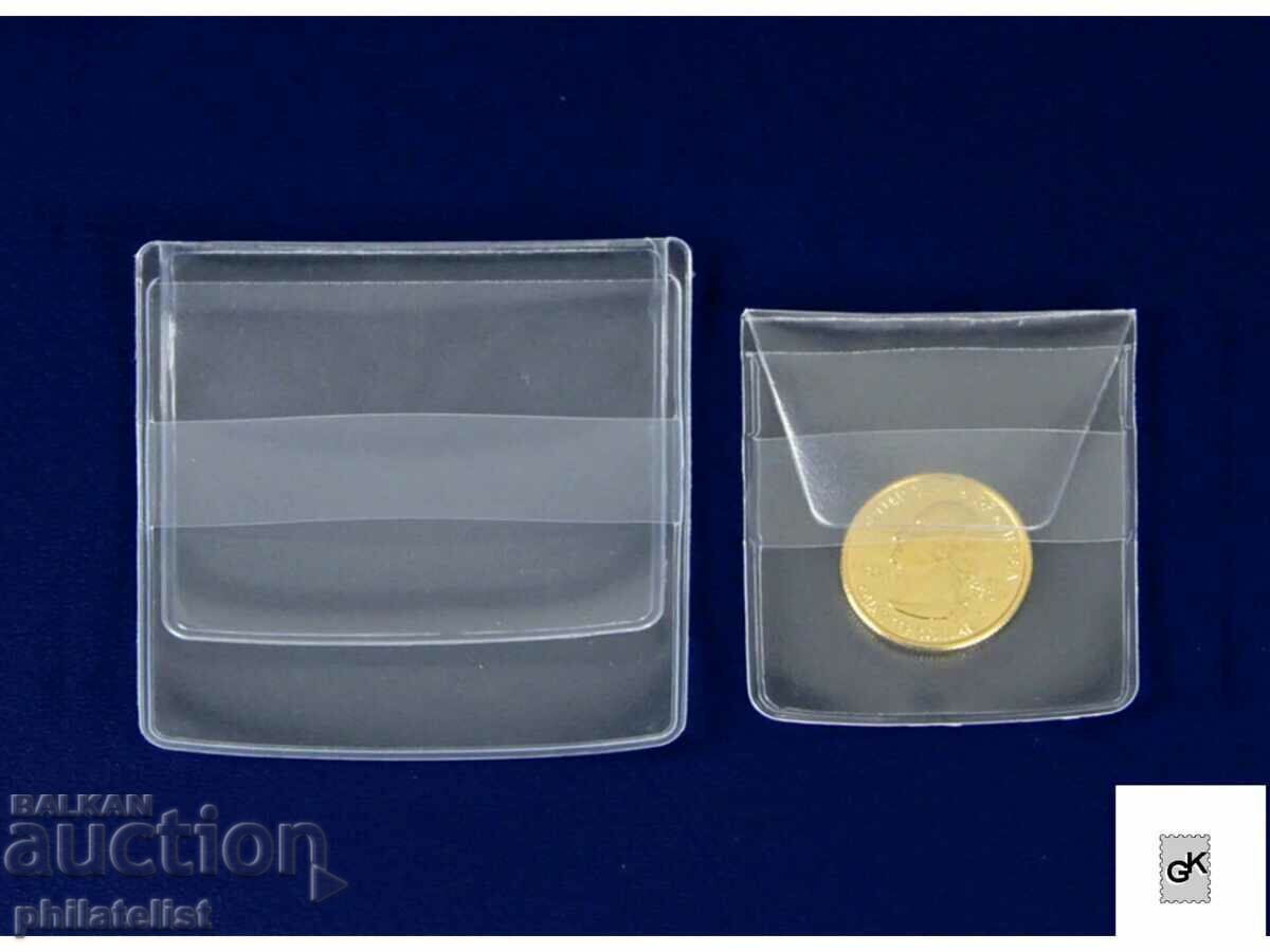 SAFE - single packaging for coins 50 pieces, 65 x 65 mm with price 26.50 BGN | € 13.55 SAFE - single packaging for coins 50 pieces, 65 x 65 mm with price 26.50 BGN | € 13.55