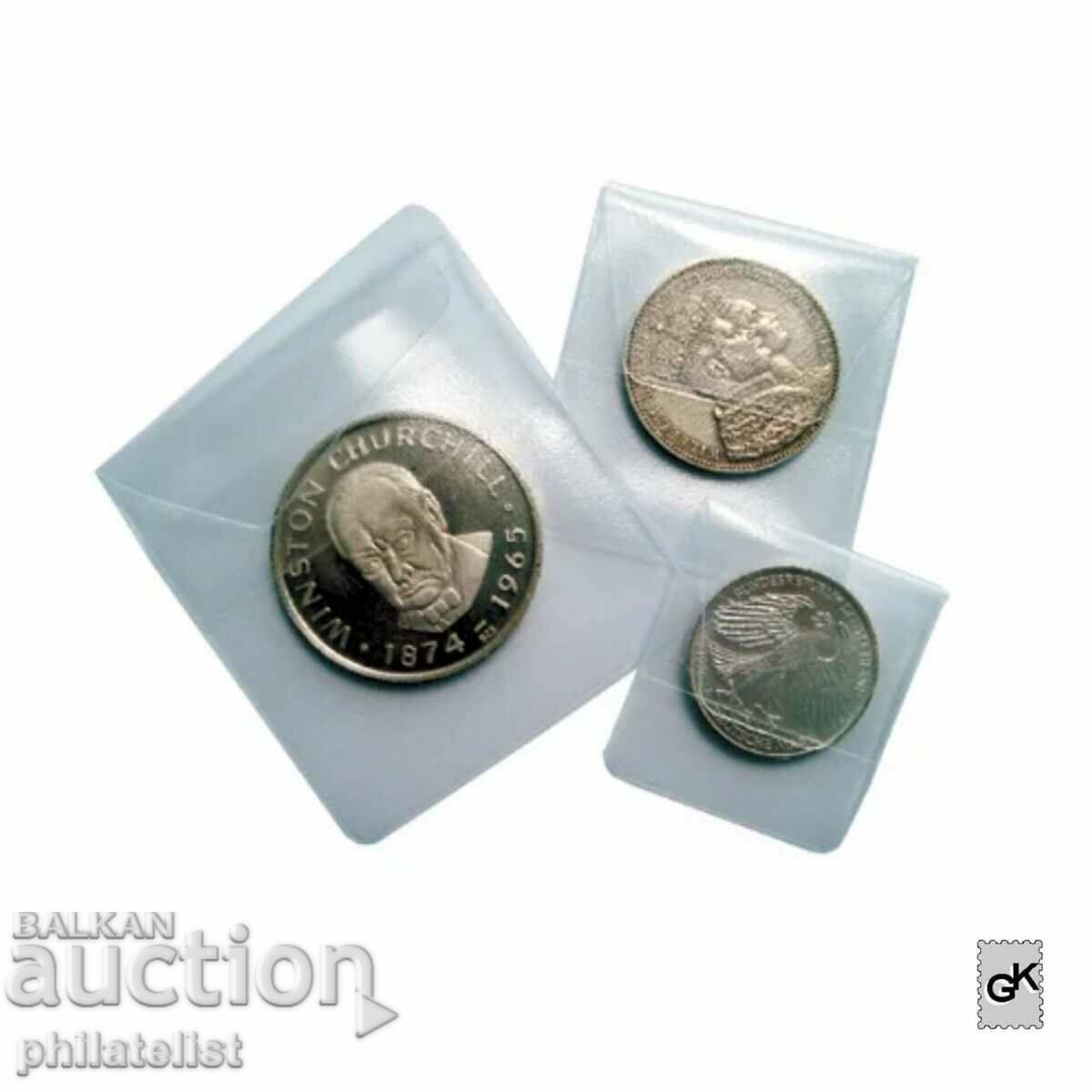 SAFE - single packaging for coins 50 pieces, 65 x 65 mm