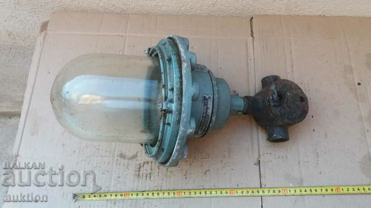 LAMPĂ INDUSTRIALĂ SOLIDĂ, LANARĂ CU STICLĂ MILIZĂ - 6