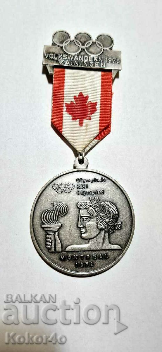 Medal - Olympics Canada 1976