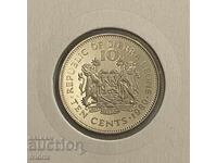 Sierra Leone 10 cenți / Sierra Leone 10 cenți 1980 PROOF FEMEI