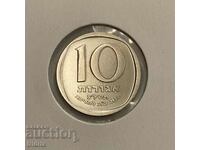 Israel 10 agora / Israel 10 Israeli agora 1973 UNC από το SET