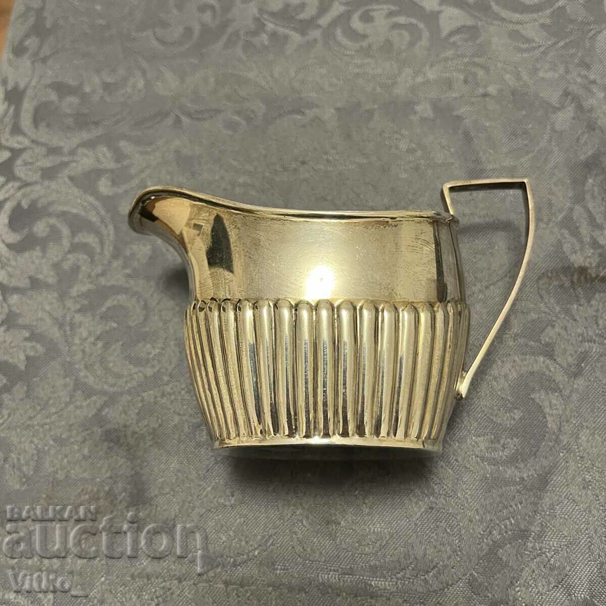 English silver saucer, jug, markings with price 179.00 BGN | € 91.52