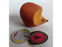 . EZHKO-BEZKO HEDGEHOG SOC UNUSED RUBBER TOY DOLL