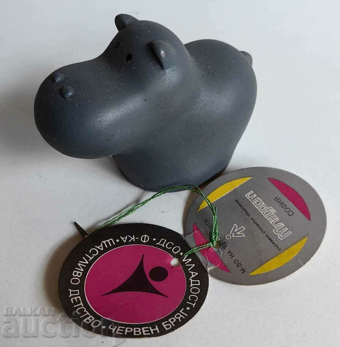 Delivery of . HIPPO SOC UNUSED RUBBER TOY DOLL WITH TAG Delivery of . HIPPO SOC UNUSED RUBBER TOY DOLL WITH TAG