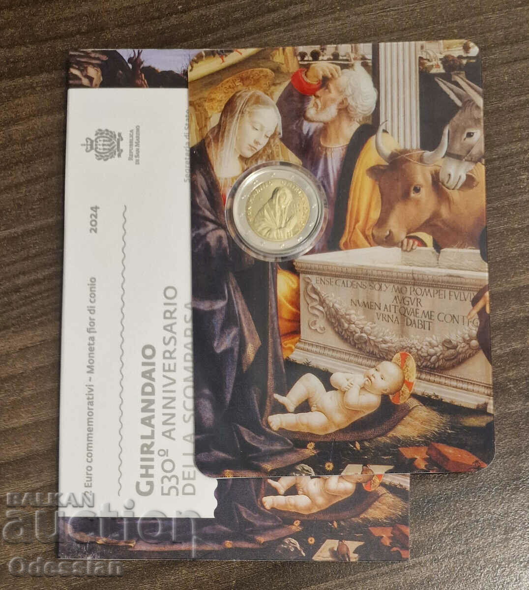 San Marino • 2 Euro • Ghirlandaio • 2024