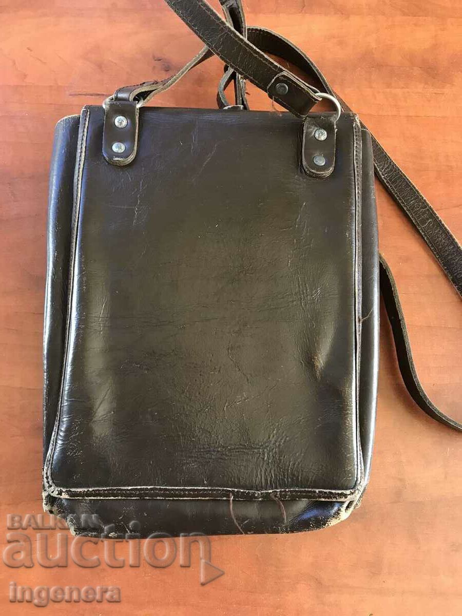 BAG LEATHER COMMANDER FIELD OFFICER MILITARY - 5