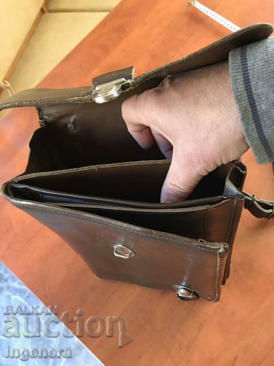 BAG LEATHER COMMANDER FIELD OFFICER MILITARY - 6