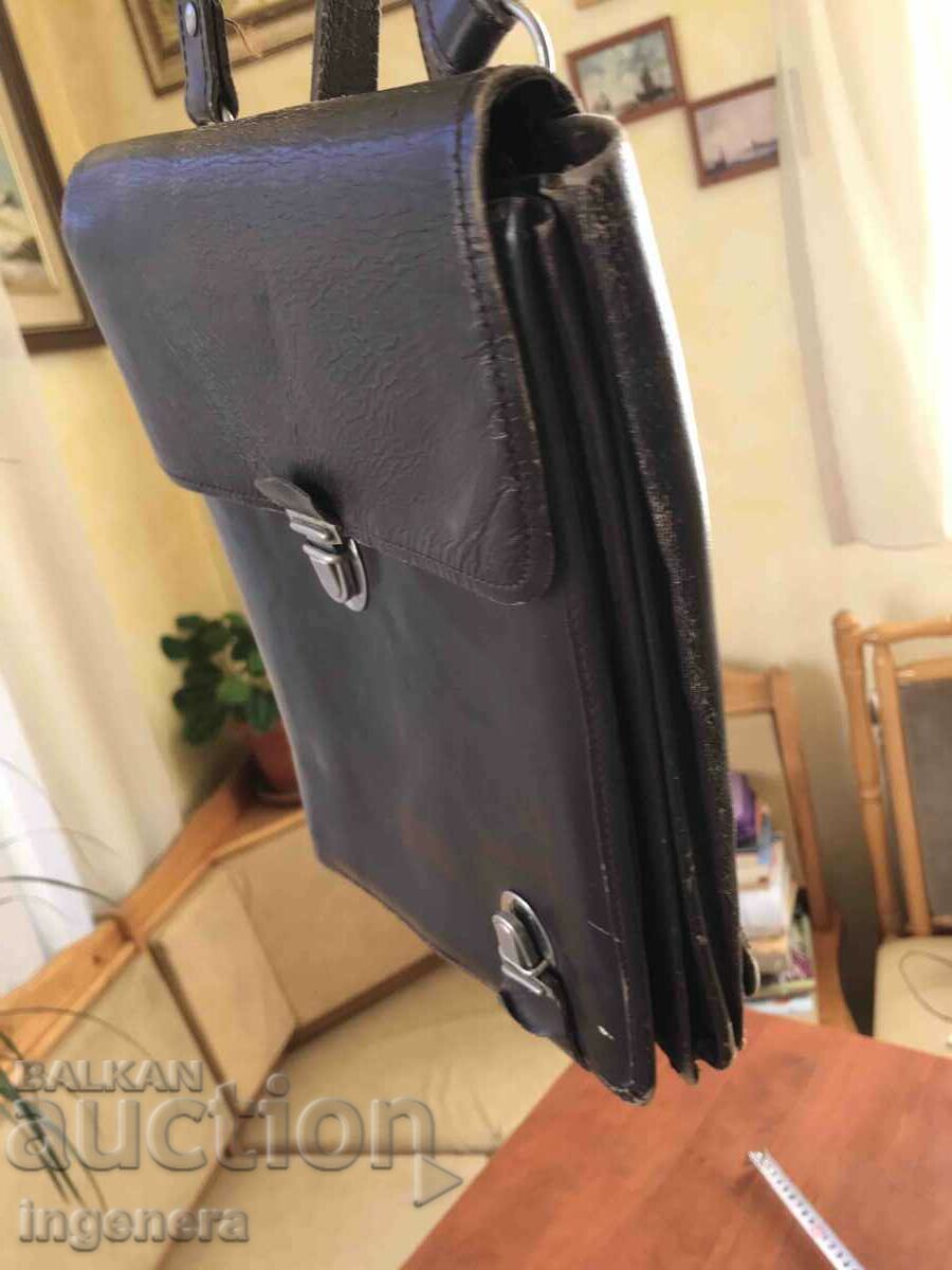 BAG LEATHER COMMANDER FIELD OFFICER MILITARY - 7