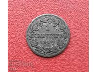 Germany-Bavaria-1 Kreuzer 1869