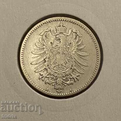 Imperiul Germaniei 1 marca / Imperiul Germaniei 1 marca 1876 A cu preț 38.00 BGN | € 19.43 Imperiul Germaniei 1 marca / Imperiul Germaniei 1 marca 1876 A cu preț 38.00 BGN | € 19.43