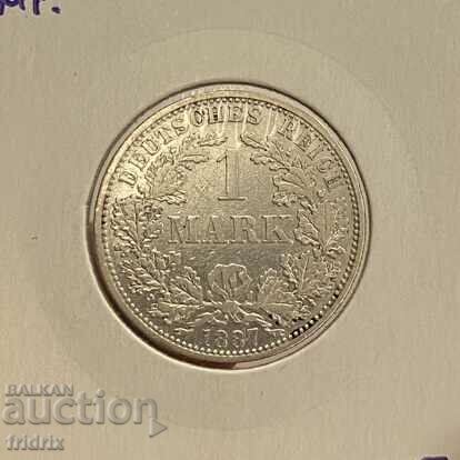 Germany Empire 1 mark / Germany Empire 1 mark 1887 A ЖО