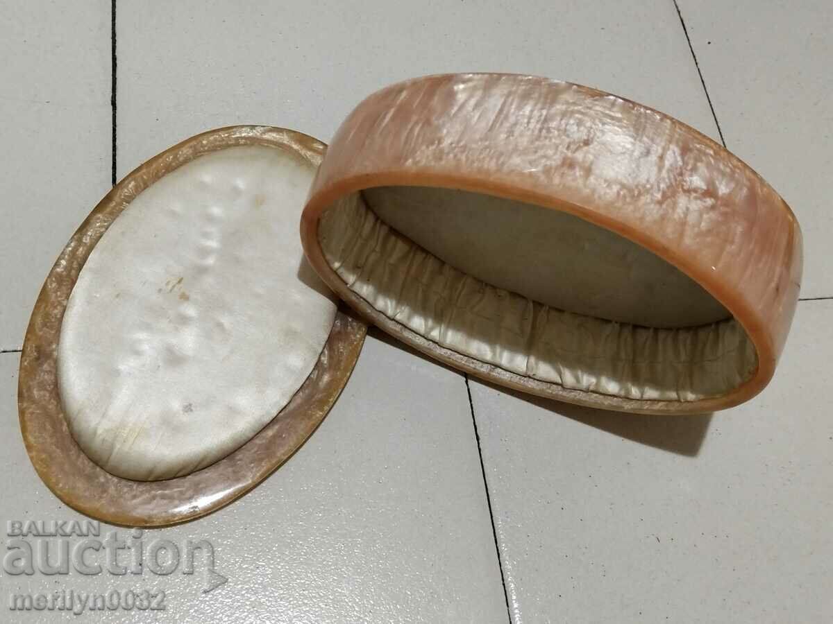 Delivery of Bulgarian jewelry box artificial amber Catalin NRB