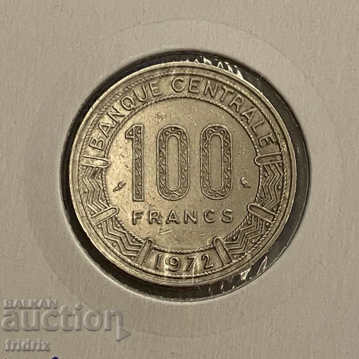 Габон 100 франка / Gabon 100 franc 1972 ЖО