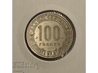 Gabon 100 francs / Gabon 100 francs 1972 JOH