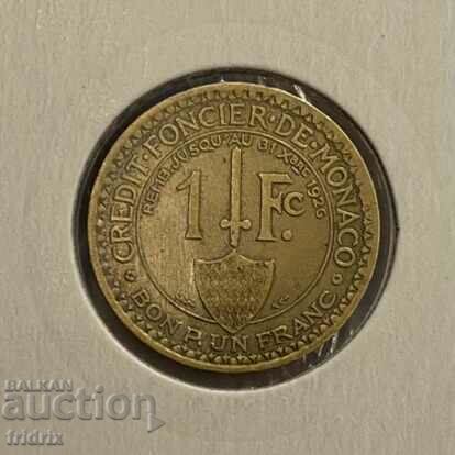 Monaco 1 franc / Monaco 1 franc 1924 ХО