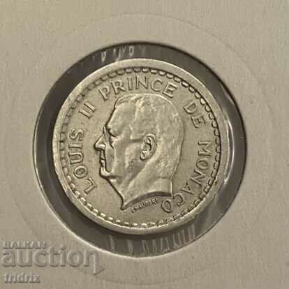 Monaco 1 franc / Monaco 1 franc 1943 ХО with price 11.00 BGN | € 5.62