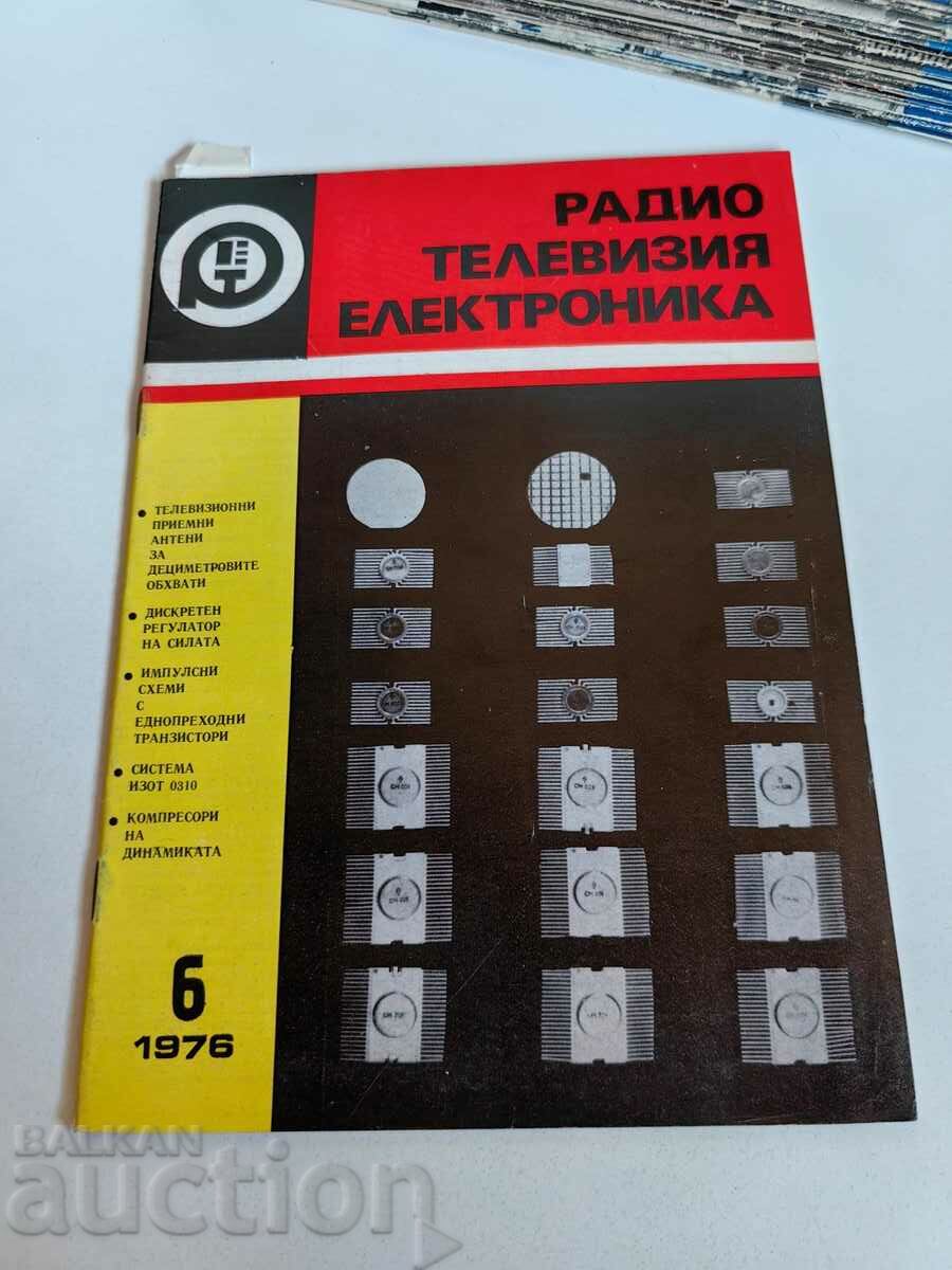 polevche 1976 MAGAZINE RADIO TELEVISION ELECTRONICS