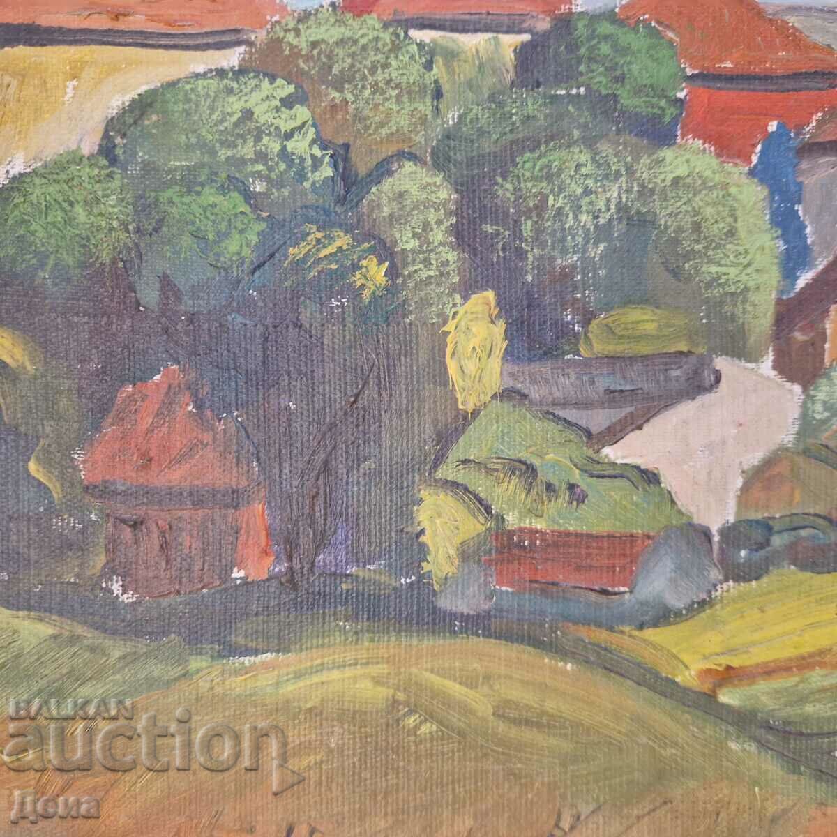 Delivery of Master oil painting.