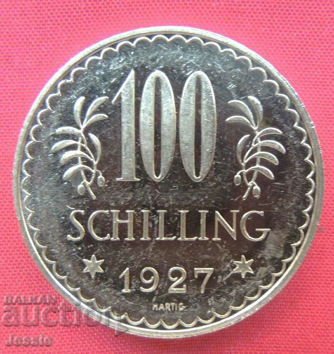 100 Schilling 1927 Austria ( 100 шилинга Австрия ) (злато )