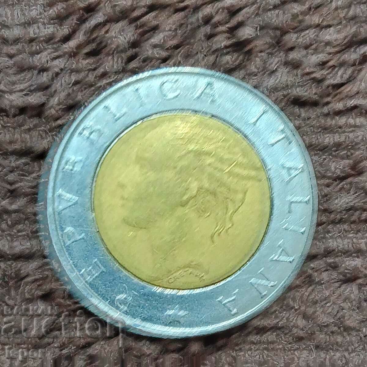 37/ Italy 500 L 1995 with price 0.60 BGN | € 0.31