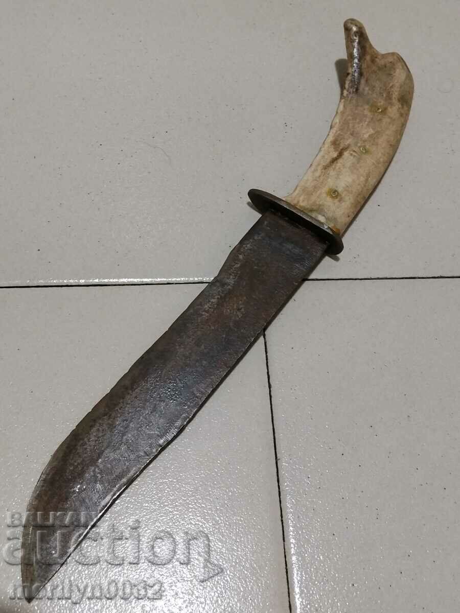 Old primitive hunting knife - 6 Old primitive hunting knife - 6