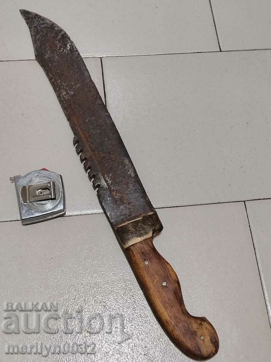 Old satyrlia primitive knife - 6