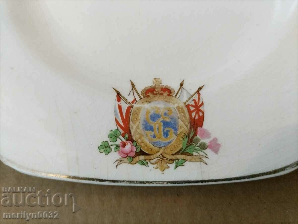 Auction  English Porcelain Jubilee Plate 1937 King George 6th