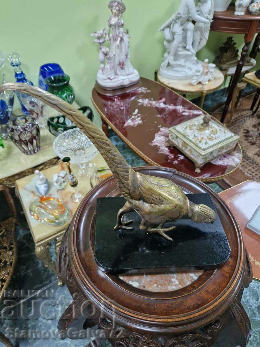 O frumoasă figurină de colecție antică din bronz francez - 7 O frumoasă figurină de colecție antică din bronz francez - 7