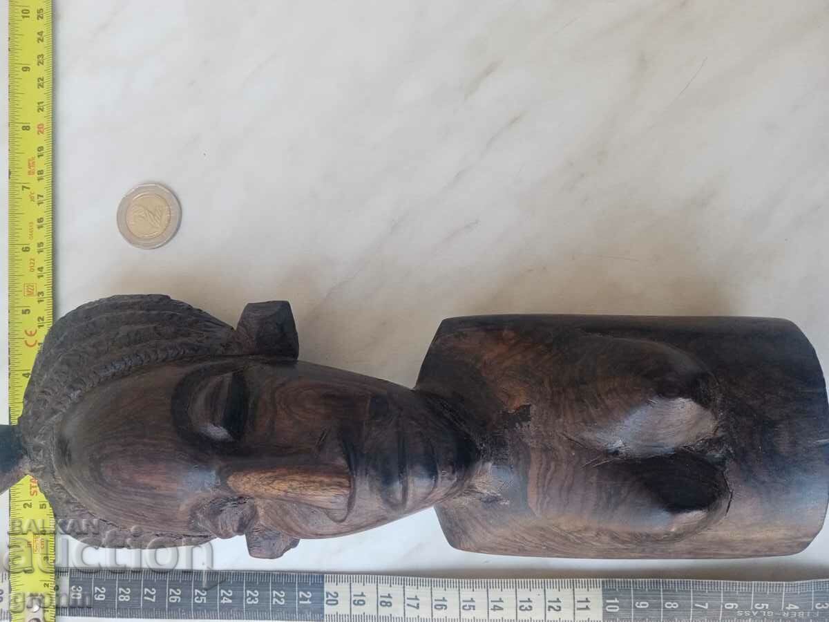 Cap, sculptură în bust, lemn de fier, Africa, rar, figură cu preț € 28.57 | 55.88 BGN Cap, sculptură în bust, lemn de fier, Africa, rar, figură cu preț € 28.57 | 55.88 BGN