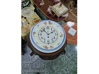 Rare antique Junghans porcelain clock