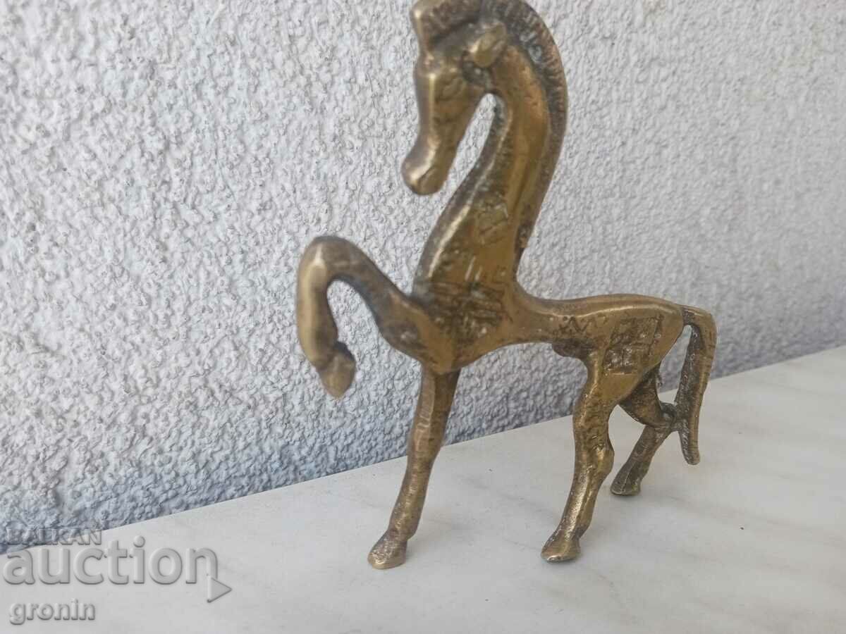 Cal, bronz, rar, figurină, etruscă, de epocă - 6