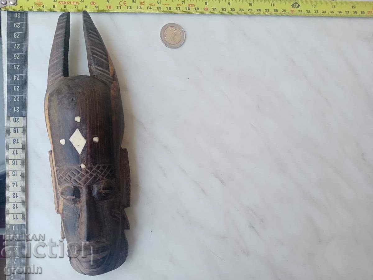 Δημοπρασία Οστό, έβενος, Αφρική, τοτέμ, κεφάλι, προτομή, ξυλογλυπτική, ειδώλιο