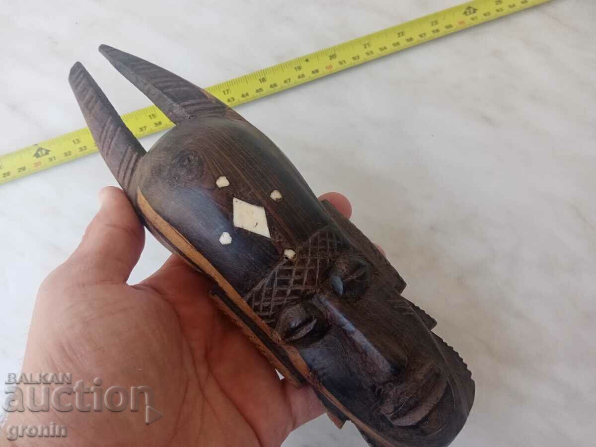 Οστό, έβενος, Αφρική, τοτέμ, κεφάλι, προτομή, ξυλογλυπτική, ειδώλιο - 5