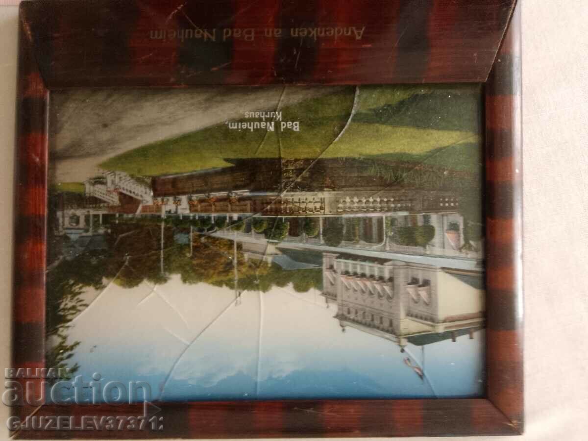 Delivery of Germany 1920-souvenir picture, card, photo with mother-of-pearl Delivery of Germany 1920-souvenir picture, card, photo with mother-of-pearl