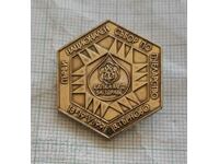 Badge - First National Congress of Beekeeping Veliko Tarnovo 1991