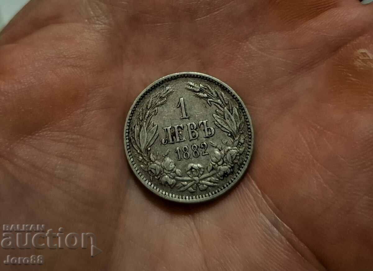 Auction 1 lev 1882 Auction 1 lev 1882