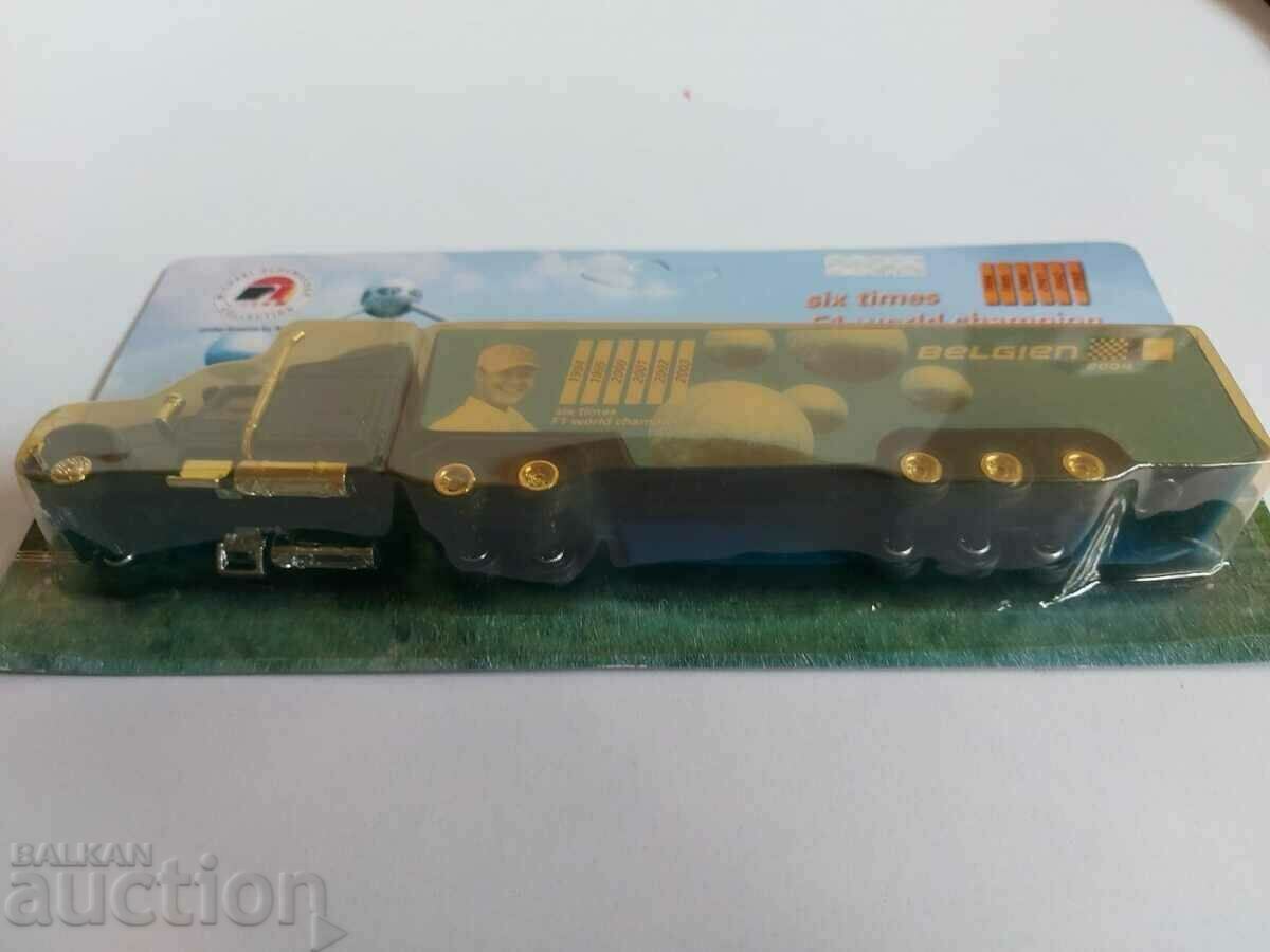 COLLECTOR TRUCK SCHUMAHER FORMULA TRUCK NEW UNUSED with price 6.00 BGN | € 3.07 COLLECTOR TRUCK SCHUMAHER FORMULA TRUCK NEW UNUSED with price 6.00 BGN | € 3.07