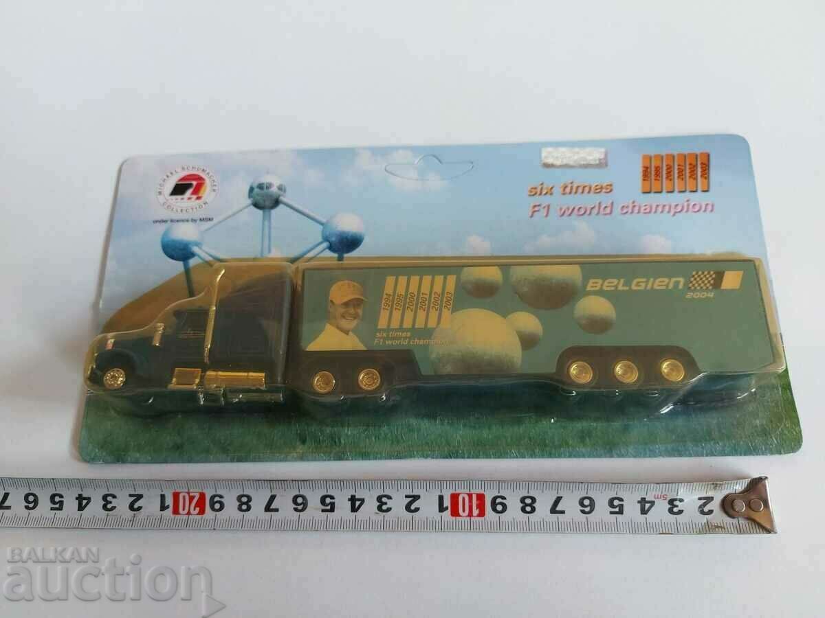 Auction COLLECTOR TRUCK SCHUMAHER FORMULA TRUCK NEW UNUSED Auction COLLECTOR TRUCK SCHUMAHER FORMULA TRUCK NEW UNUSED