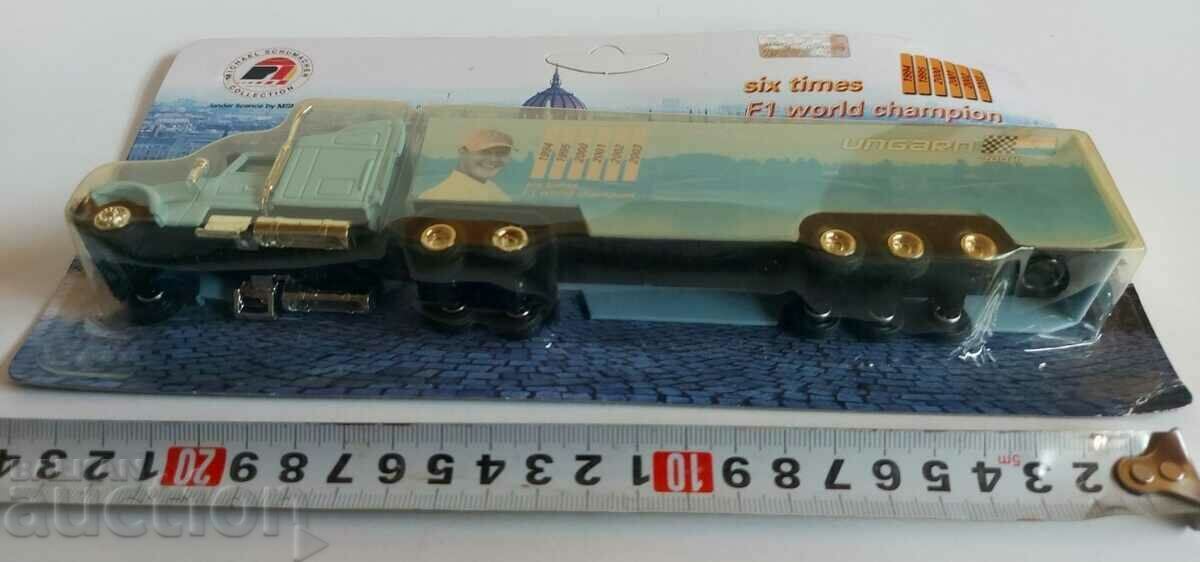COLLECTOR TRUCK SCHUMAHER FORMULA TRUCK NEW UNUSED with price 6.00 BGN | € 3.07 COLLECTOR TRUCK SCHUMAHER FORMULA TRUCK NEW UNUSED with price 6.00 BGN | € 3.07