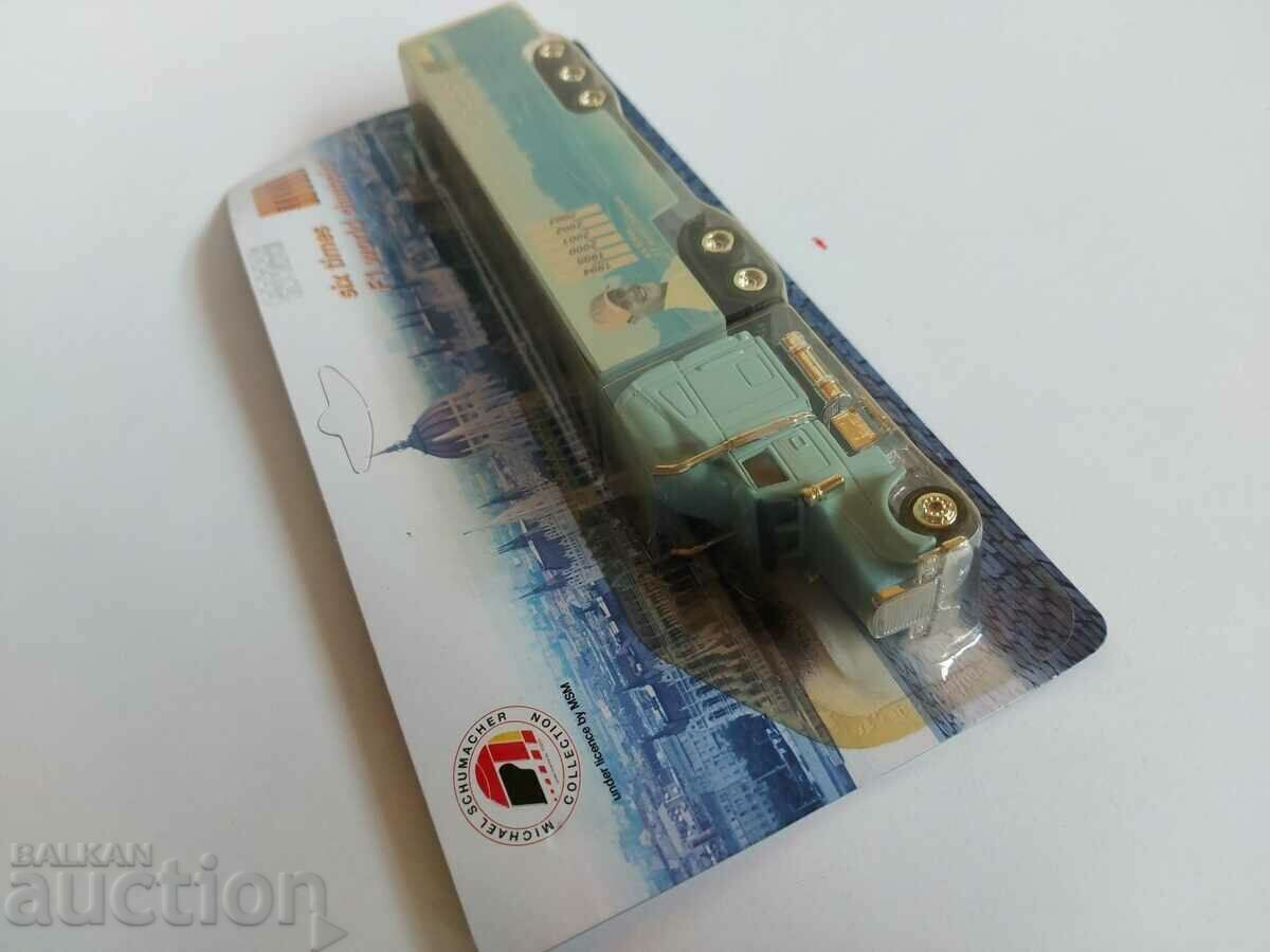 Auction COLLECTOR TRUCK SCHUMAHER FORMULA TRUCK NEW UNUSED Auction COLLECTOR TRUCK SCHUMAHER FORMULA TRUCK NEW UNUSED