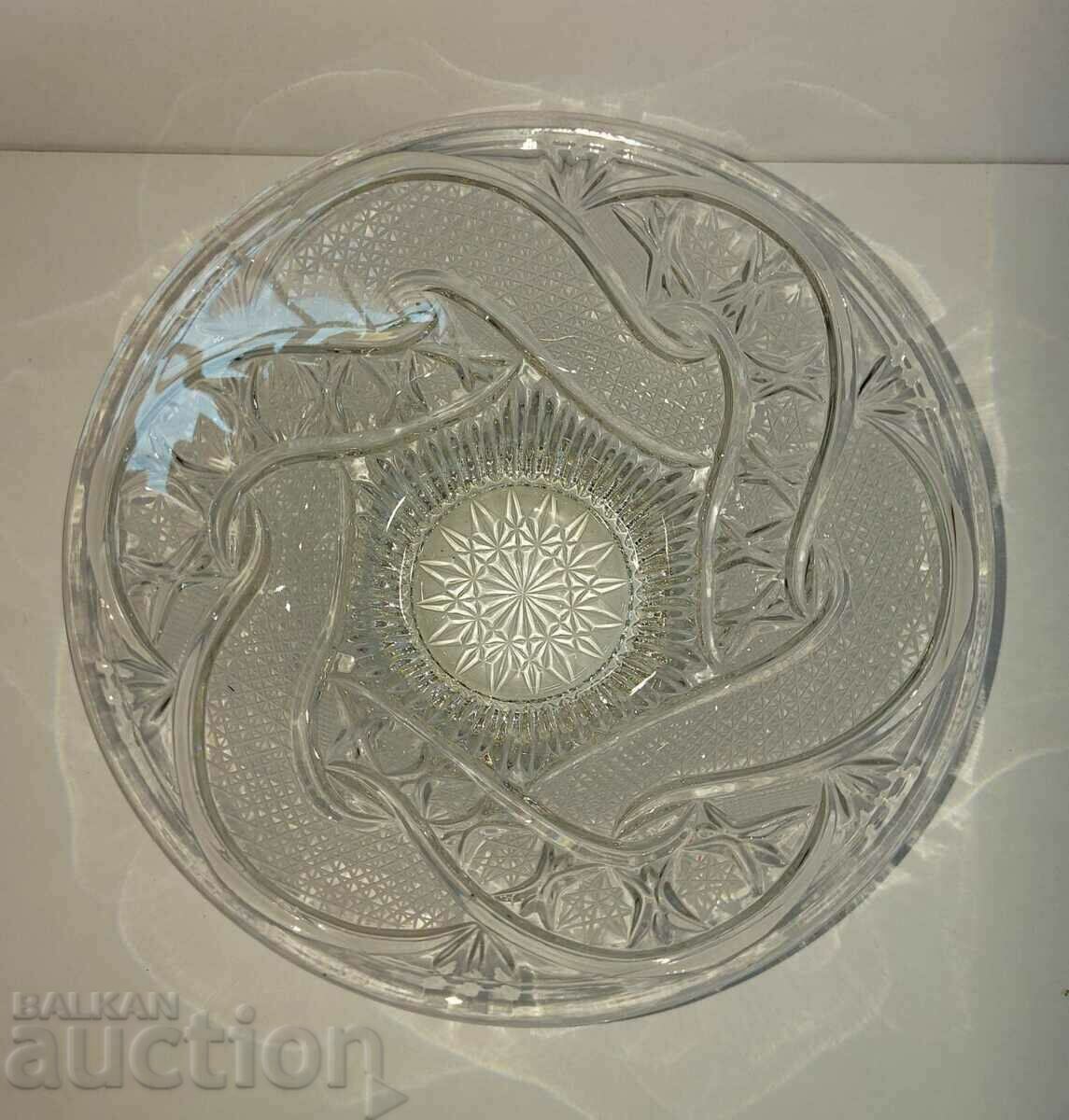 .SOC SOLID LARGE CRYSTAL FRUCTIERA BOWL - 5 .SOC SOLID LARGE CRYSTAL FRUCTIERA BOWL - 5